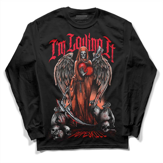 DJ Khaled x Jordan 5 Retro ‘Crimson Bliss’ DopeSkill Long Sleeve T-Shirt New I'm Loving It Graphic Streetwear - Black