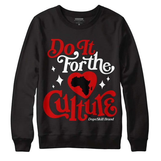 Jordan 1 Retro Low "Black Toe" DopeSkill Sweatshirt Do It For The Culture Graphic Streetwear - Black