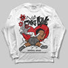 Jordan 3 OG “Black Cement” DopeSkill Long Sleeve T-Shirt No Fake Love Graphic Streetwear - White