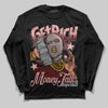Jordan 3 Retro Valentine's Day Treat Yourself (2025) DopeSkill Long Sleeve T-Shirt Get Rich Graphic Streetwear - Black