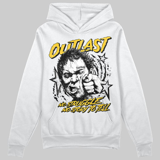 Yellow Sneakers DopeSkill Hoodie Outlast Graphic Streetwear - White