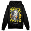 Jordan 4 Retro “Vivid Sulfur” DopeSkill Hoodie Sweatshirt Money Don't Lie Graphic Streetwear - Black