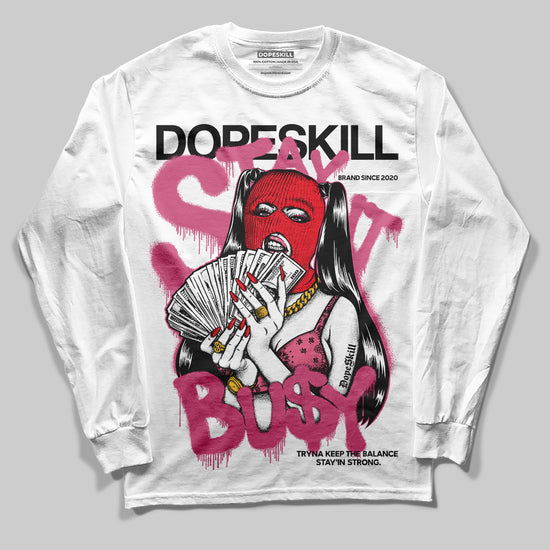 Diesel Pink S - Serendipity Pro-X1 Trainers DopeSkill Long Sleeve T-Shirt Stay It Busy Graphic Streetwear - White