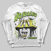 Green Sneakers DopeSkill Long Sleeve T-Shirt No Rules Graphic Streetwear - White