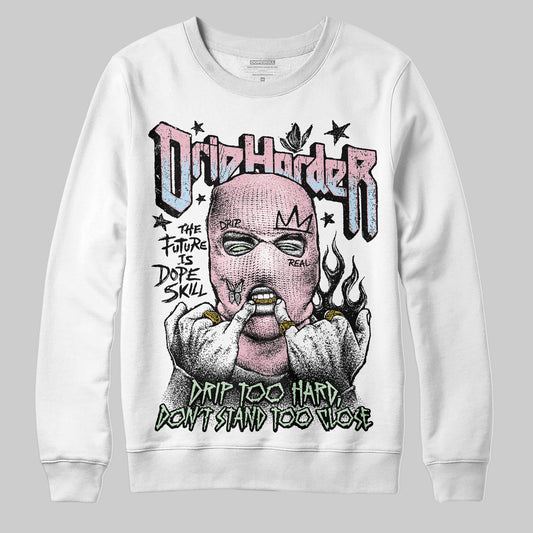 Jordan 4 Retro Valentine's Day (2026) (GS) DopeSkill Sweatshirt Drip Harder Graphic Streetwear - White 