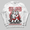 Adidas Samba OG ‘Talchum Pack ‑ Scarlet’ DopeSkill Long Sleeve T-Shirt Real Lover Graphic Streetwear - White