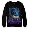 Jordan 3 Dark Iris DopeSkill Sweatshirt Black King Graphic Streetwear - Black