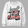 Jordan 14 "Black/White" DopeSkill Sweatshirt LOVE Graphic Streetwear - White