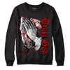 Jordan 1 Retro Low "Black Toe" DopeSkill Sweatshirt Trust God Graphic Streetwear - Black