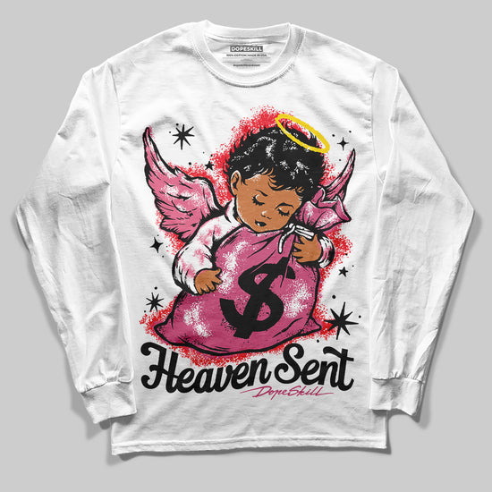 Diesel Pink S - Serendipity Pro-X1 Trainers DopeSkill Long Sleeve T-Shirt Heaven Sent Graphic Streetwear - White 