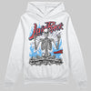 University Blue Sneakers DopeSkill Hoodie Laid Back Graphic Streetwear - White 