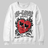 Jordan 3 OG “Black Cement” DopeSkill Sweatshirt Crying Heart Graphic Streetwear - White