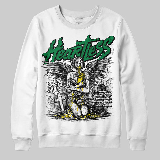 Dunk Low Reverse Brazil DopeSkill Sweatshirt Heartless Graphic Streetwear - White