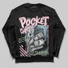 Jordan 4 Retro Valentine's Day (2026) (GS) DopeSkill Long Sleeve T-Shirt Pocket Change Graphic Streetwear - Black