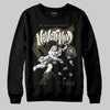 Jordan 3 “Medium Olive” aka “Family Affair” DopeSkill Sweatshirt Nevermind Graphic Streetwear - Black