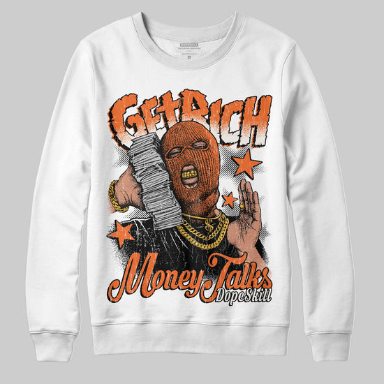 Jordan 1 Retro High OG Shattered Backboard (2025) DopeSkill Sweatshirt Get Rich Graphic Streetwear - White 