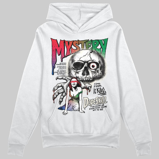 Jordan 11 Retro 285 Atlanta DopeSkill Hoodie Sweatshirt Mystery Ghostly Grasp Graphic Streetwear - White