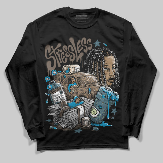 Jordan 3 GS “We Outside” DopeSkill Long Sleeve T-Shirt Stressless Graphic Streetwear - Black