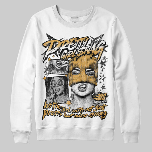 Jordan 11 "Gratitude" DopeSkill Sweatshirt Pretty Girl Swag Graphic Streetwear - White