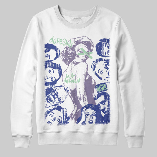 Jordan 1 Retro Low OG Zion Williamson Voodoo Alternate DopeSkill Sweatshirt Built Different Graphic Streetwear - White