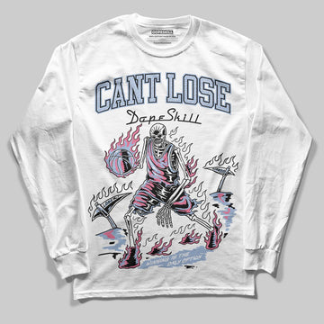 Jordan 3 GS “Cobalt Bliss” DopeSkill Long Sleeve T-Shirt Cant Lose Graphic Streetwear - White