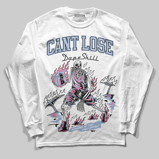 Jordan 3 GS “Cobalt Bliss” DopeSkill Long Sleeve T-Shirt Cant Lose Graphic Streetwear - White