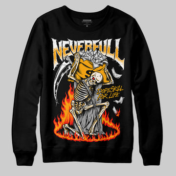 Jordan 12 Retro Black Taxi DopeSkill Sweatshirt NeverFull Graphic Streetwear - Black