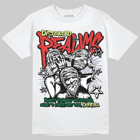 Air Max 95 'Paisley Bandana' DopeSkill T-Shirt Distorted Realms Graphic Streetwear - White