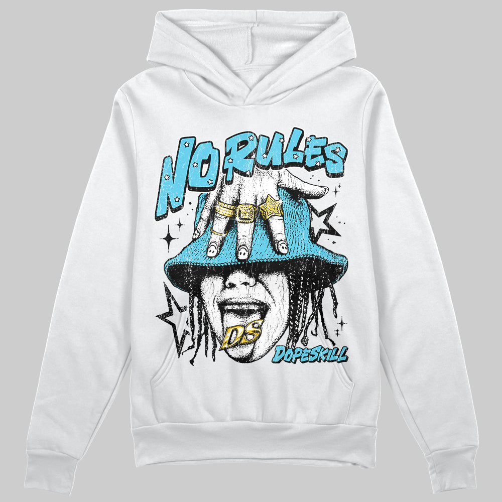Jordan 11 Retro Gamma Blue (2025) DopeSkill Hoodie Sweatshirt No Rules Graphic Streetwear - White