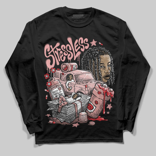 Jordan 40 “Dusty Rose” DopeSkill Long Sleeve T-Shirt Stressless Graphic Streetwear - Black