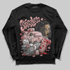 Jordan 40 “Dusty Rose” DopeSkill Long Sleeve T-Shirt Stressless Graphic Streetwear - Black