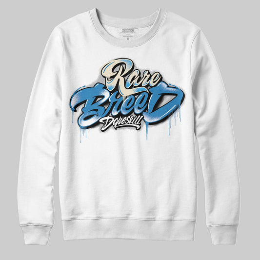 Jordan 3 Retro OG Rare Air DopeSkill Sweatshirt Rare Breed Type Graphic Streetwear - White