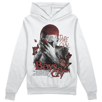 Jordan 13 “Dune Red” DopeSkill Hoodie Sweatshirt Boys Don't Cry Graphic Streetwear - White