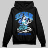 Royal Blue Sneakers DopeSkill Hoodie Self Made Graphic Streetwear - Black
