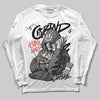 Grey Sneakers DopeSkill Long Sleeve T-Shirt Grind Pray Graphic Streetwear - White