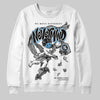 Jordan 10 OG “Steel” DopeSkill Sweatshirt Nevermind Graphic Streetwear - White
