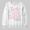 Jordan 4 Retro Valentine's Day (2026) (GS) DopeSkill Sweatshirt F#ck Around And Find Out Graphic Streetwear - White