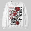 Jordan 1 Retro High OG Black Toe Reimagined DopeSkill Sweatshirt Side Hustle Graphic Streetwear - White