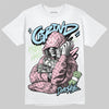 Jordan 4 Retro Valentine's Day (2026) (GS) DopeSkill T-Shirt Grind Pray Graphic Streetwear - White