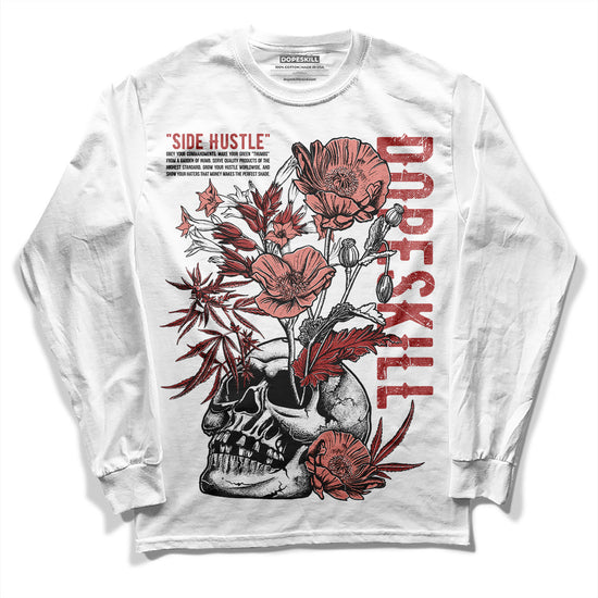 Jordan 13 “Dune Red” DopeSkill Long Sleeve T-Shirt Side Hustle Graphic Streetwear - WHite
