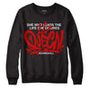 Jordan 1 Retro Low "Black Toe" DopeSkill Sweatshirt Queen Graphic Streetwear - Black