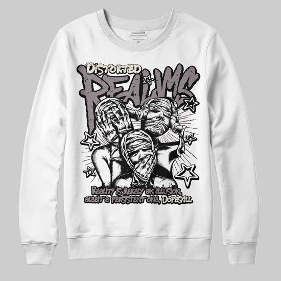 A Ma Maniére x Air Jordan 6 Retro “Smoky Mauve”⁠ DopeSkill Sweatshirt Distorted Realms Graphic Streetwear - White