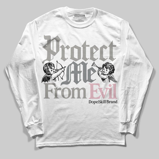 Air Max 95 OG “Pink Foam” DopeSkill Long Sleeve T-Shirt Protect Me From Evil Graphic Streetwear - White 