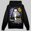 Jordan 4 Retro Lakers DopeSkill Hoodie Sweatshirt NPC Graphic Streetwear - black