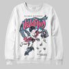 Jordan 3 GS “Cobalt Bliss” DopeSkill Sweatshirt Nevermind Graphic Streetwear - White
