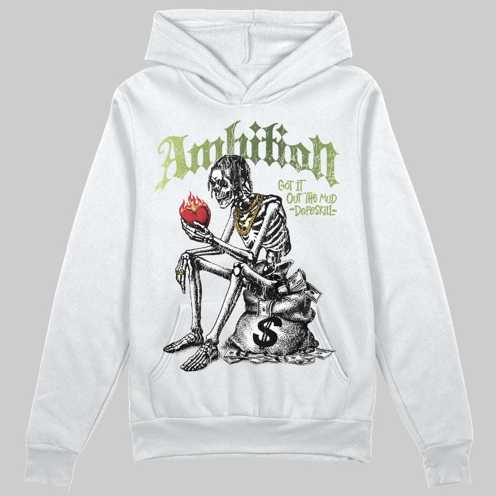 Foamposite Pro 'Pine Green' DopeSkill Hoodie Sweatshirt Ambition Graphic Streetwear - White 