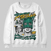 Jordan 4 Retro Oxidized Green DopeSkill Sweatshirt Pretty Girl Swag Graphic Streetwear - White