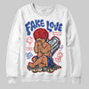 Jordan 3 “Seoul 2.0” DopeSkill Sweatshirt False Love Graphic Streetwear - White