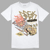 TAN Sneakers DopeSkill T-Shirt Break Through Graphic Streetwear - White