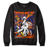 Dunk Low Futura Orange Blaze DopeSkill Sweatshirt Resist Graphic Streetwear - Black